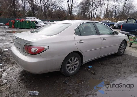 2004 Lexus Es 330 z USA, uszkodzony, nr VIN JTHBA30G345051777